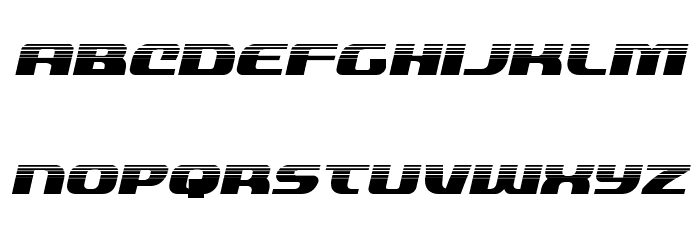 Quickening Half-Tone Italic Fonte MINÚSCULAS
