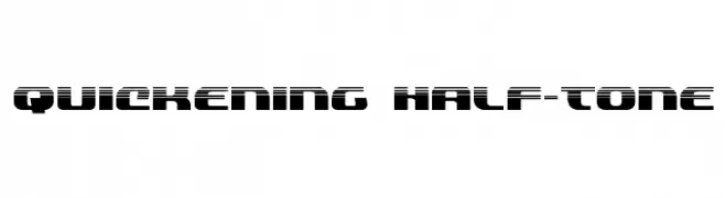 Quickening Half-Tone  font caratteri gratis