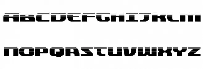 Quickening Half-Tone خط أحرف كبيرة