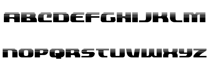 Quickening Half-Tone Font LOWERCASE