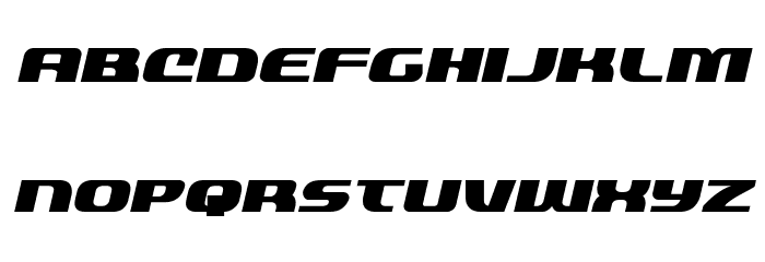 Quickening Italic Font LOWERCASE