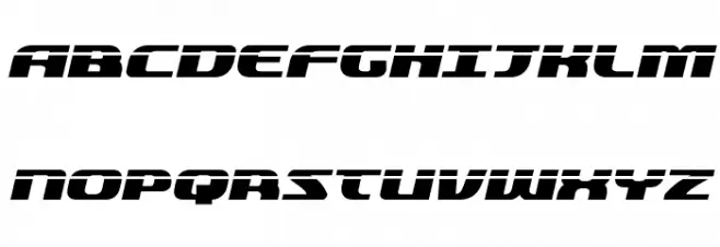 Quickening Laser Italic Polices MAJUSCULES