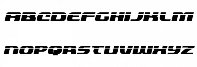 Quickening Laser Italic Caratteri MINUSCOLO
