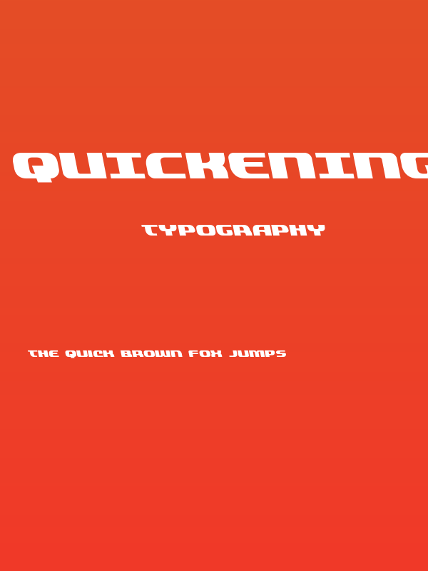 Quickening Leftalic Poster