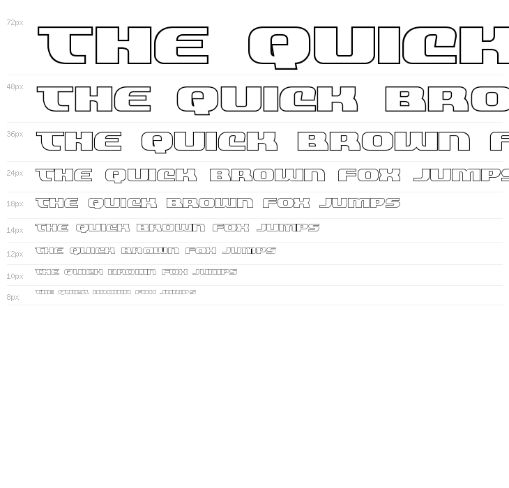 Quickening Outline Waterfall