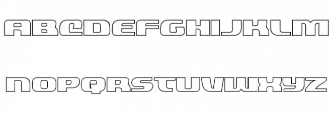 Quickening Outline 字体 小写