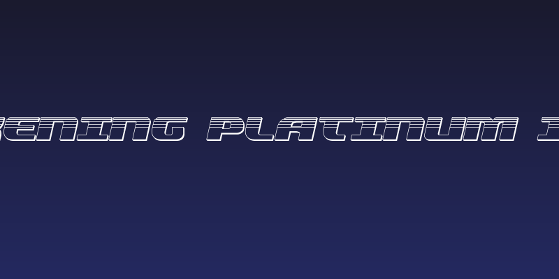 Quickening Platinum Italic Social Header