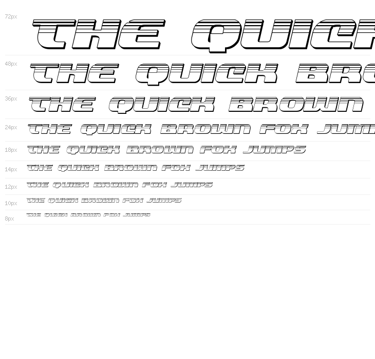 Quickening Platinum Italic Waterfall