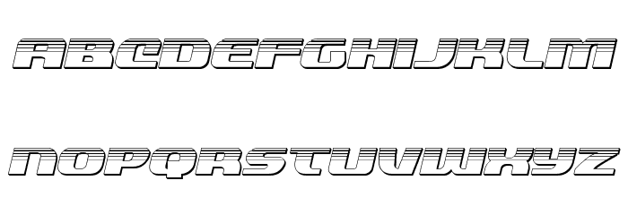 Quickening Platinum Italic Font LOWERCASE