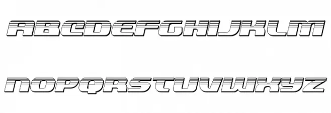 Quickening Platinum Italic 字体 小写