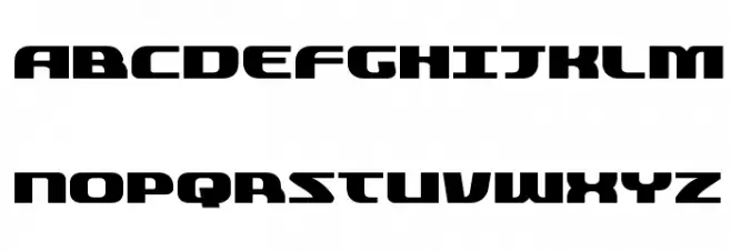 Quickening Regular 字体 大写