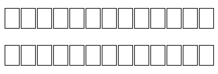 Quicker Font LOWERCASE
