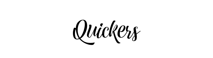 Quickers  baixar fontes gratis
