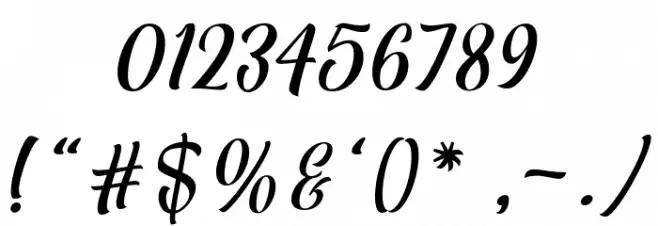 Quickers Font OTHER CHARS