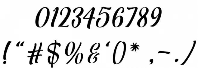 Quickers Font OTHER CHARS