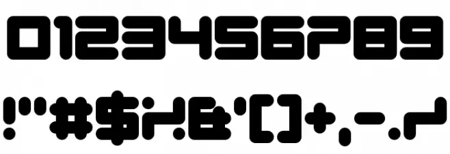 Quickfyr Regular Font OTHER CHARS