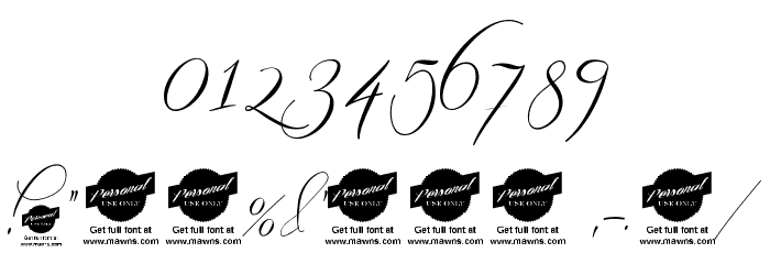 Quickier Demo Font OTHER CHARS