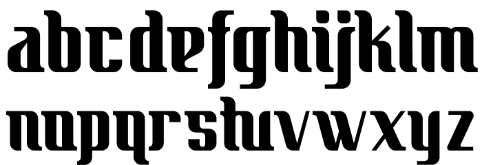 Quickjob Demo Font LOWERCASE