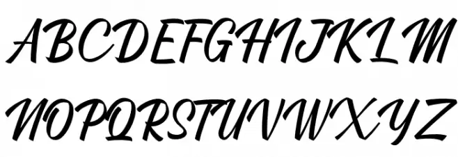 Quicklamb フォント 大文字