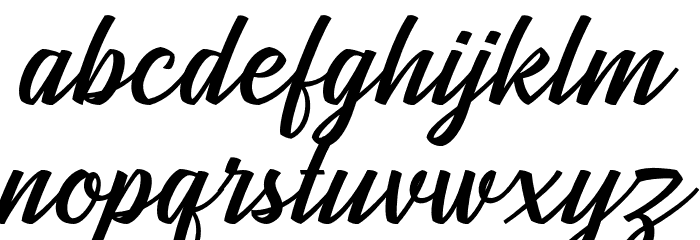 Quicklamb Font LOWERCASE