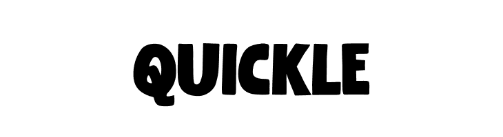 Quickle  नि: शुल्क फ़ॉन्ट्स डाउनलोड