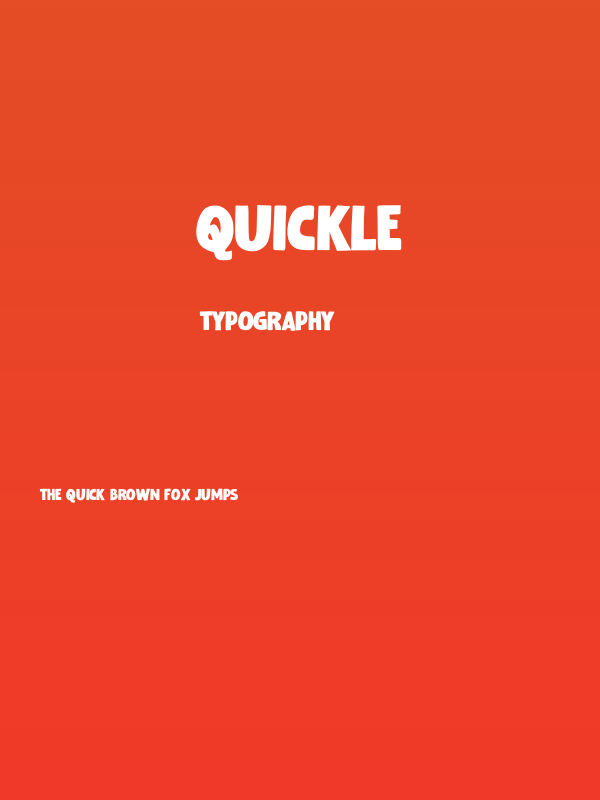 Quickle Poster