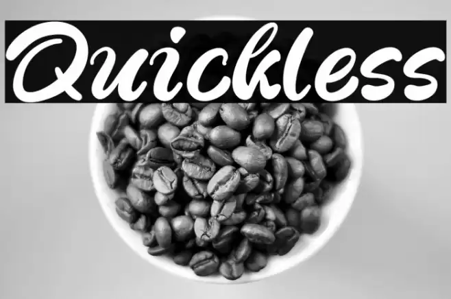 Quickless 字体 examples