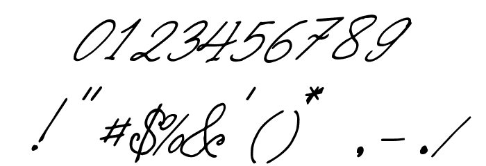 Quickline Font OTHER CHARS