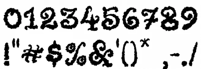 Quickly Magic Font OTHER CHARS