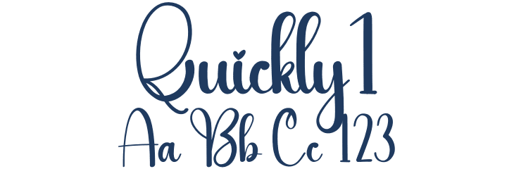 Quickly1 Font Preview