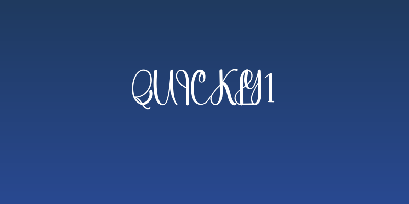 Quickly1 Social Header