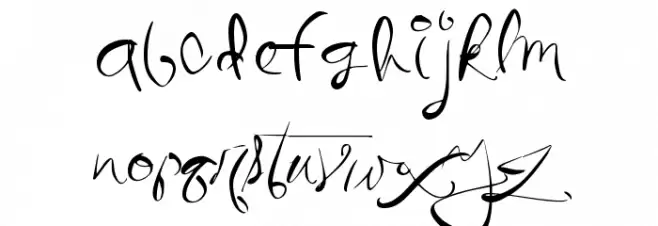 QuicklyWrite Шрифта ВЕРХНИЙ