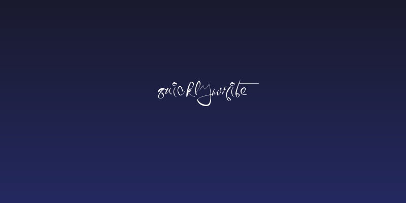 QuicklyWrite Social Header