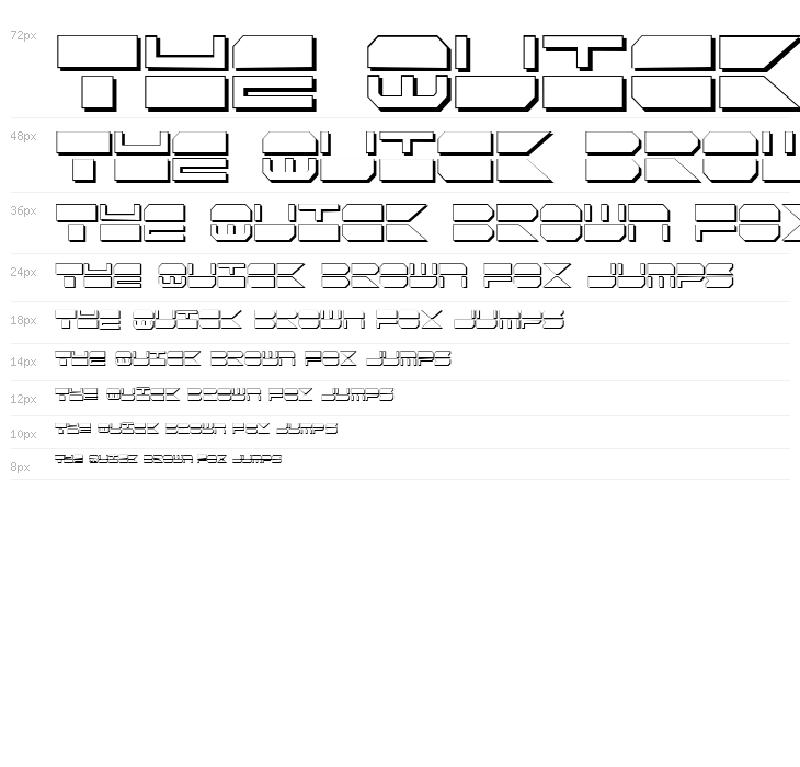 Quickmark Condensed Shadow Waterfall