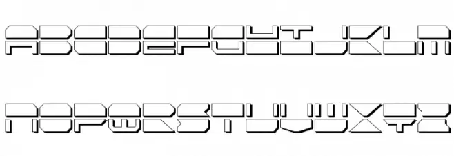 Quickmark Condensed Shadow Schriftart Kleinbuchstaben