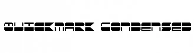 Quickmark Condensed  Descarca Fonturi Gratis
