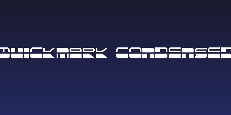 Quickmark Condensed Social Header