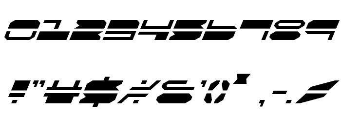 Quickmark Italic Font OTHER CHARS