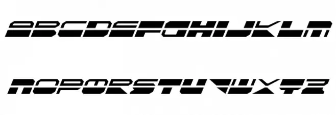 Quickmark Italic Schriftart Groß