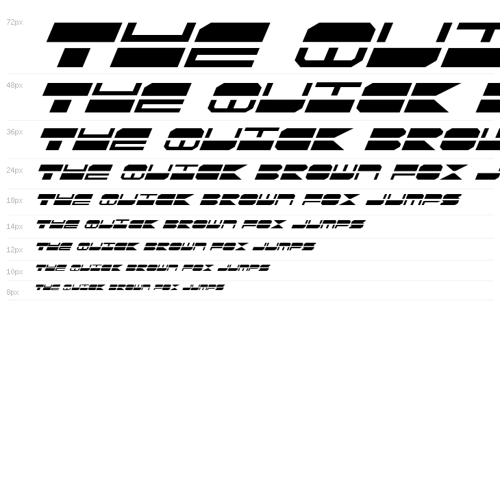 Quickmark Italic Waterfall