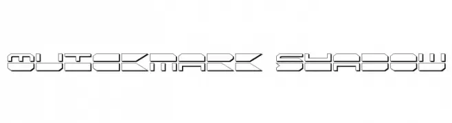 Quickmark Shadow  Fuentes Gratis Descargar