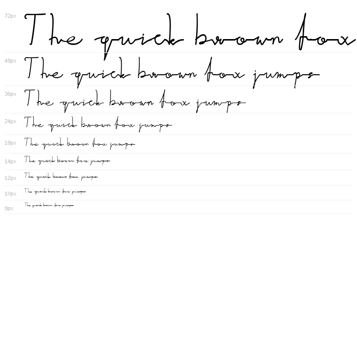 Quickness Script Regular Waterfall