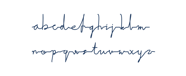 QuicknessScript-Regular Lowercase