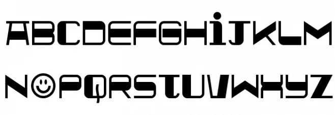 Quickometer Schriftart Groß