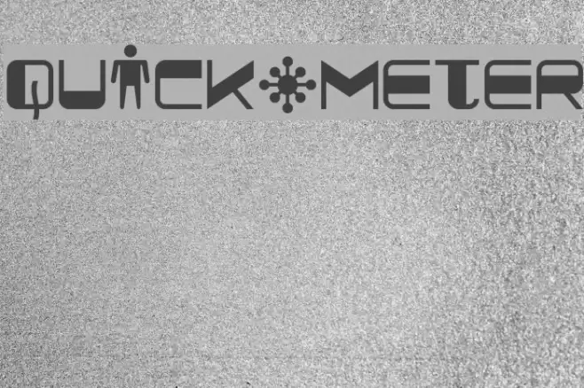 Quickometer Font examples