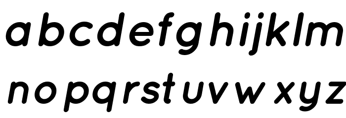 Quicksand Bold Italic フォント 小文字