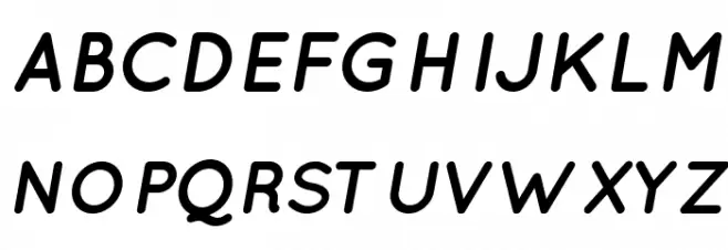Quicksand Bold Oblique Regular  