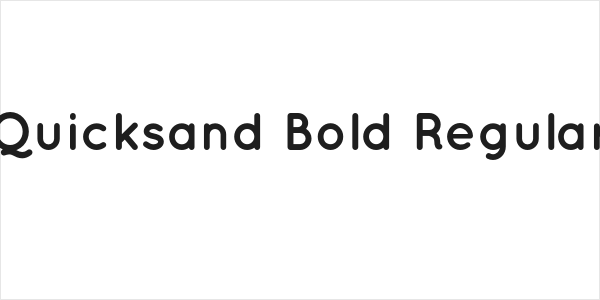 Quicksand Bold Regular Logo
