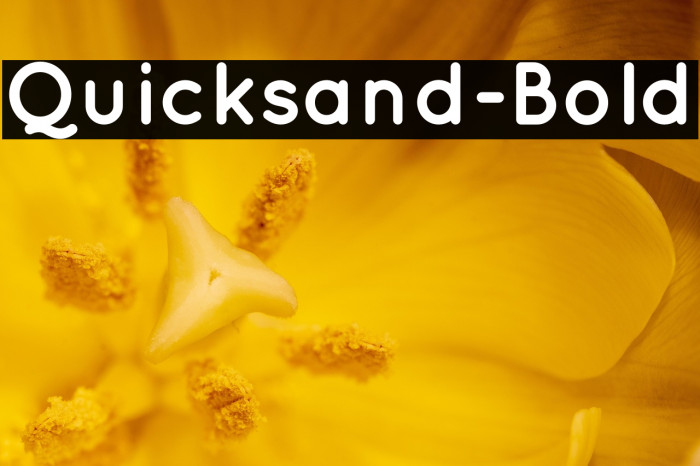 Quicksand-Bold Example 2