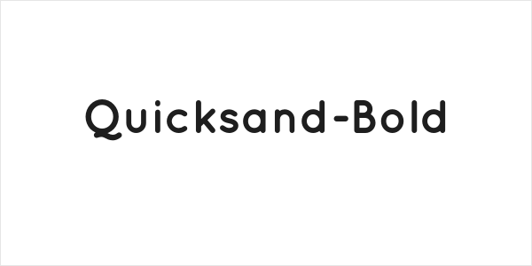 Quicksand-Bold Logo